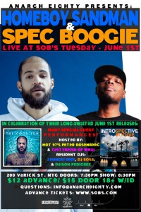 Homeboy Sandman - Spec Boogie - Album Release