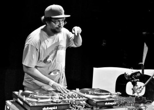 DJ Precision at the 2012 DMC DJ US Finals (Photo: Ignacio Soltero)