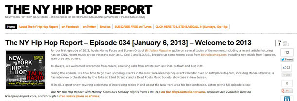 The NY Hip Hop Report - Episode 034