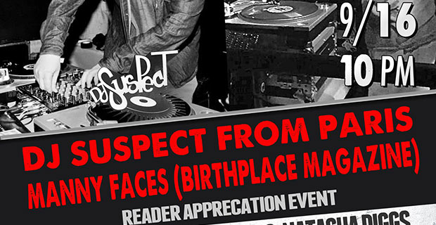 The Birthplace Magazine FREE Reader Appreciation Party, Sept. 16 at Bowery Electric