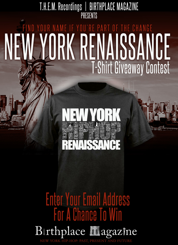 T.H.E.M. Recordings New York Renaissance T-Shirt Contest