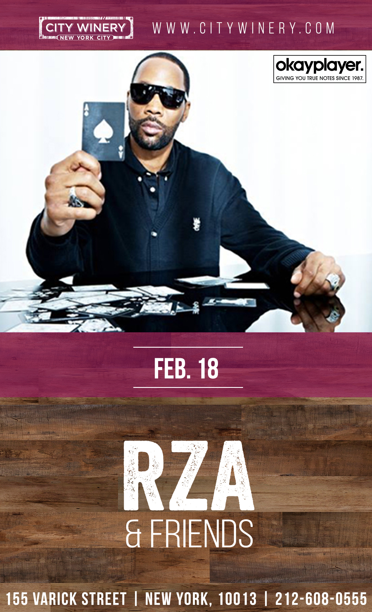 RZA at City Winery, NYC