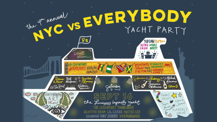 4th annual NYC VS Everybody Yacht Party#VSYacht